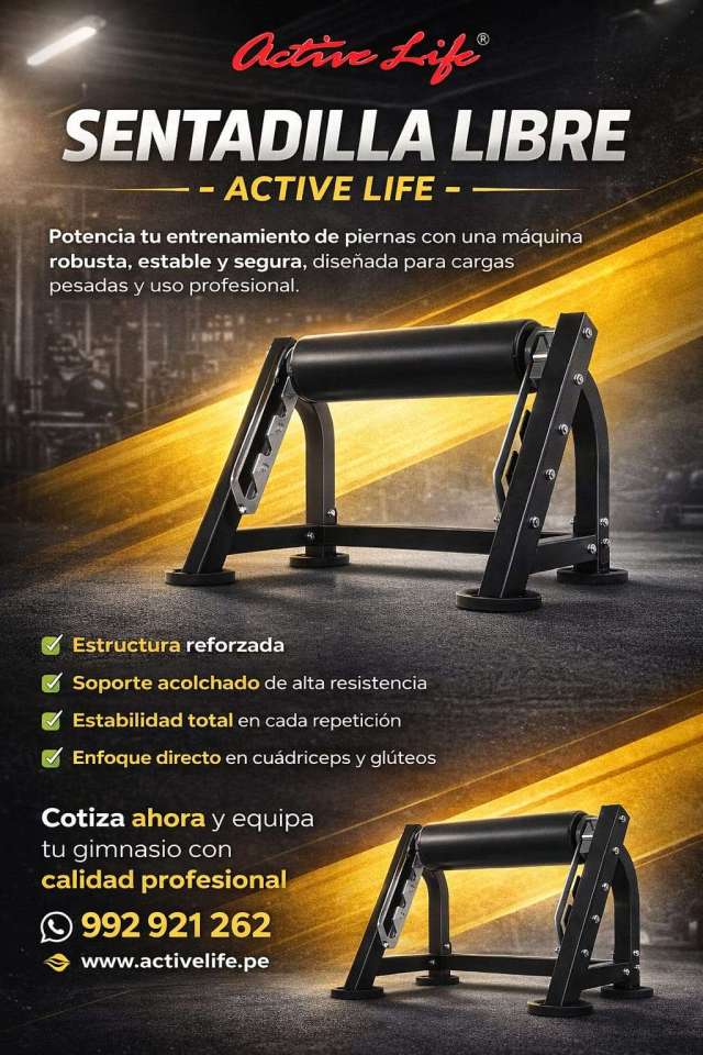 BANCO BULGARO SENTADILLAS COMPACTA