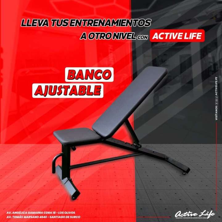 BANCO REGULABLE FLE