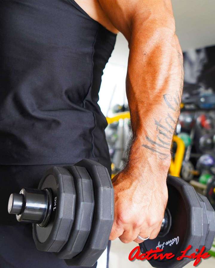 KIT DE 20 KG URETANO NEGRA  + ACOPLE BARRA KIT