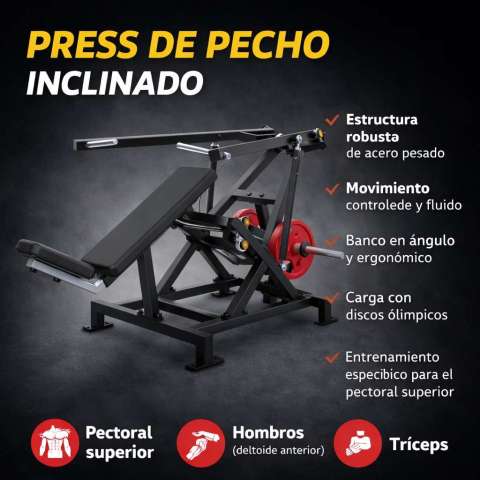 Press de pecho inclinado