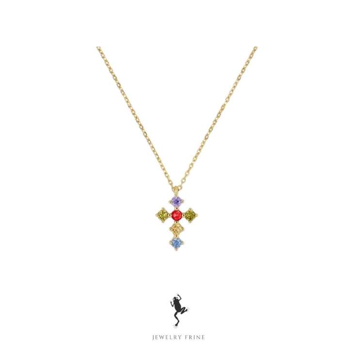 COLLAR CRUZ RAINBOW