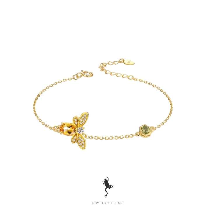 PULSERA ABEJA CITRINO