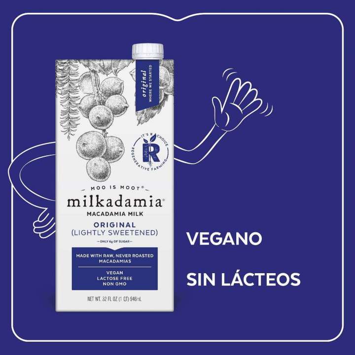 Leche vegana de Macadamia - 946 ml